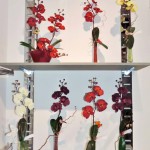 Orchidée artificielle en vase